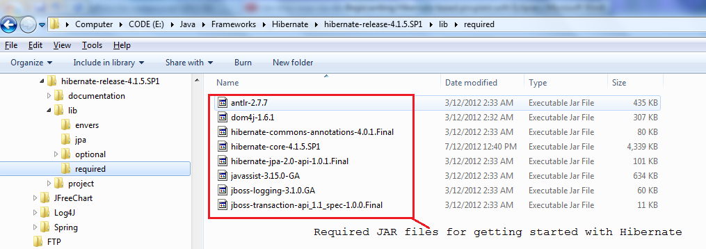 How to code a basic Java Hibernate program using Eclipse